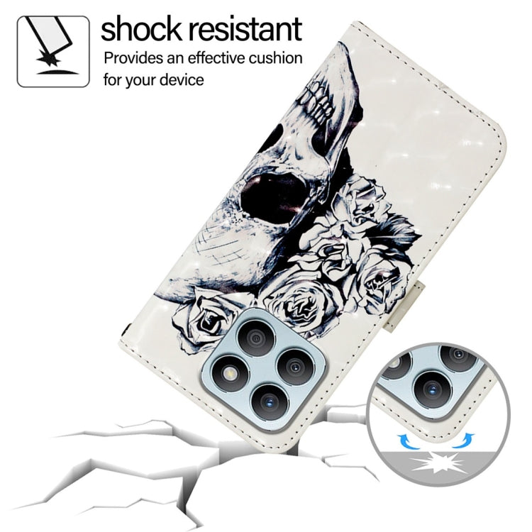 For Honor X8b Global 3D Painting Horizontal Flip Leather Phone Case