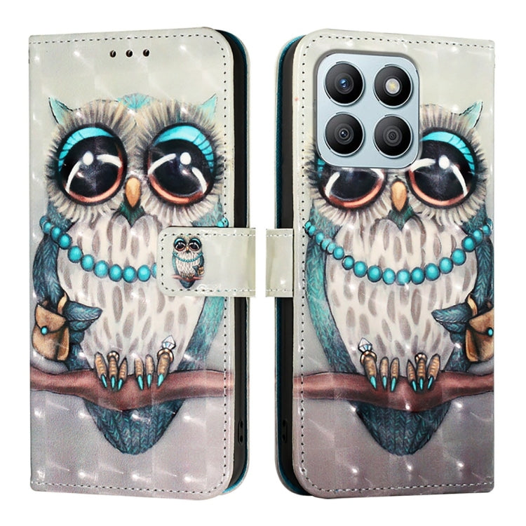 For Honor X8b Global 3D Painting Horizontal Flip Leather Phone Case