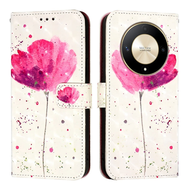 Honor X9b / Magic6 Lite Global 3D Painting Horizontal Flip Leather Phone Case