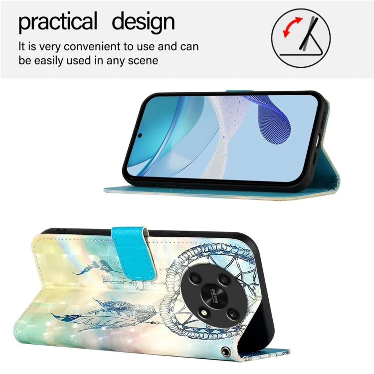 For Honor X30 2021 / X9 4G / 5G 3D Painting Horizontal Flip Leather Phone Case