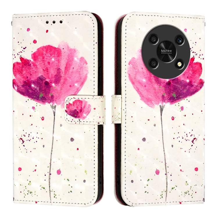 For Honor X30 2021 / X9 4G / 5G 3D Painting Horizontal Flip Leather Phone Case