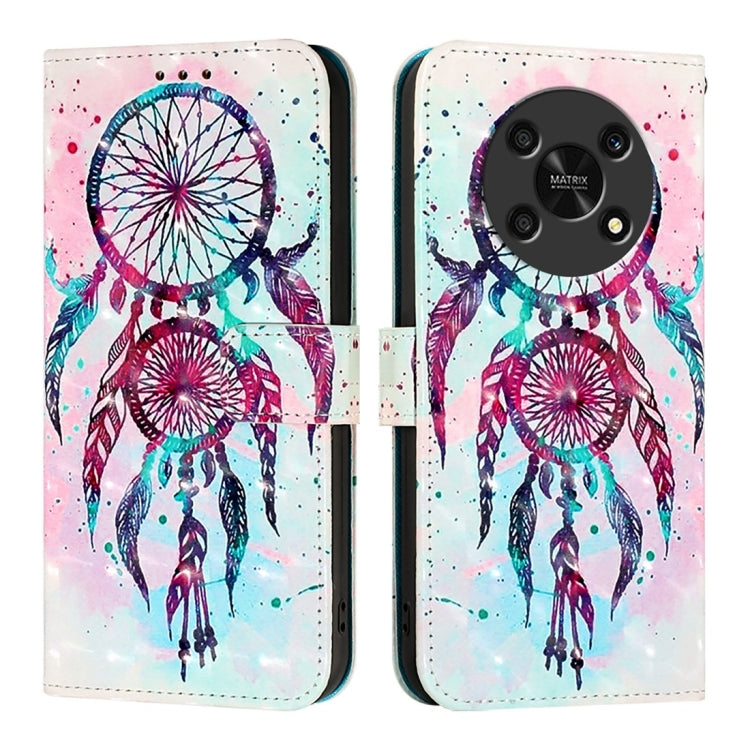 For Honor X30 2021 / X9 4G / 5G 3D Painting Horizontal Flip Leather Phone Case