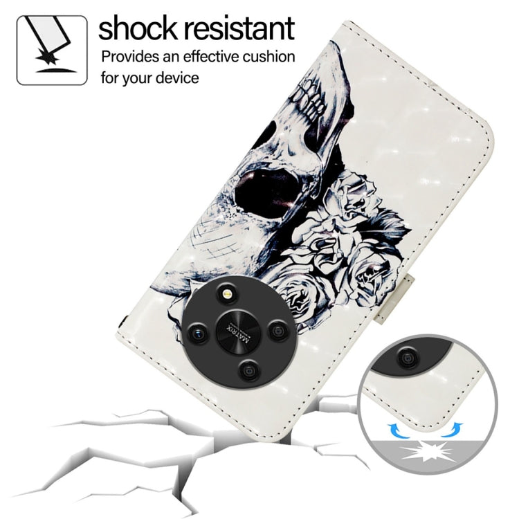 For Honor X30 2021 / X9 4G / 5G 3D Painting Horizontal Flip Leather Phone Case