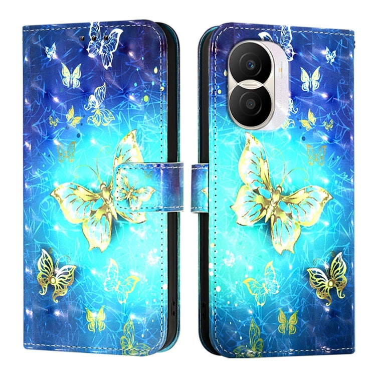 For Honor X40i 3D Painting Horizontal Flip Leather Phone Case
