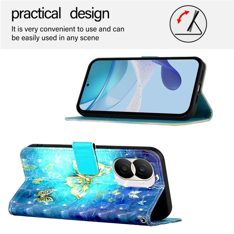 For Honor X40i 3D Painting Horizontal Flip Leather Phone Case