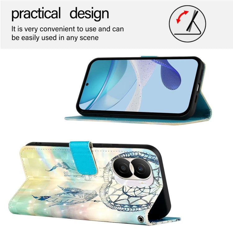 For Honor X40i 3D Painting Horizontal Flip Leather Phone Case