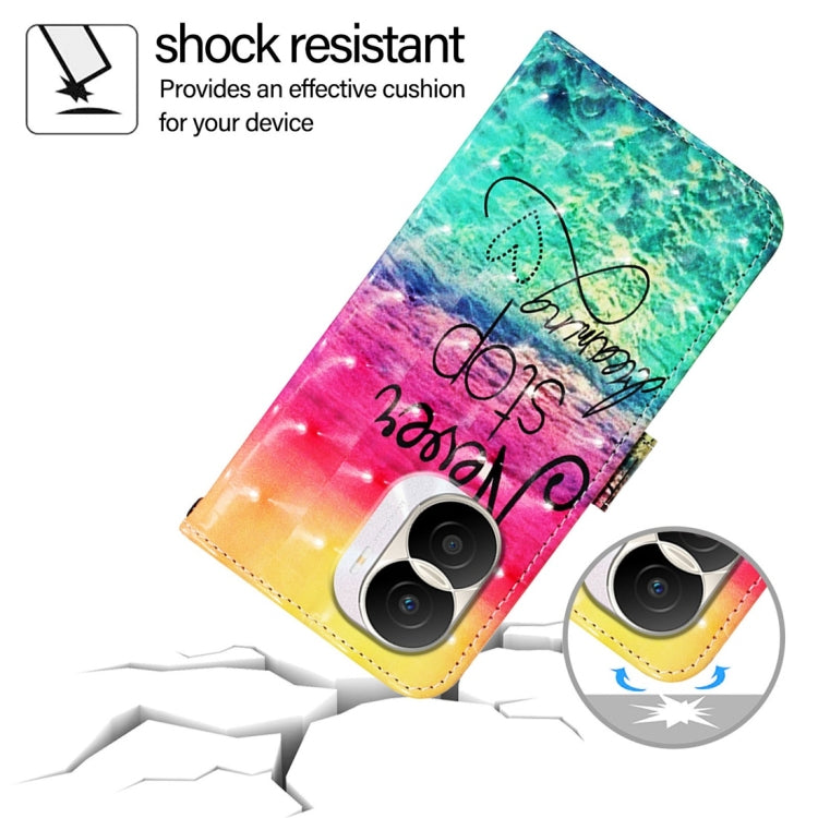For Honor X40i 3D Painting Horizontal Flip Leather Phone Case