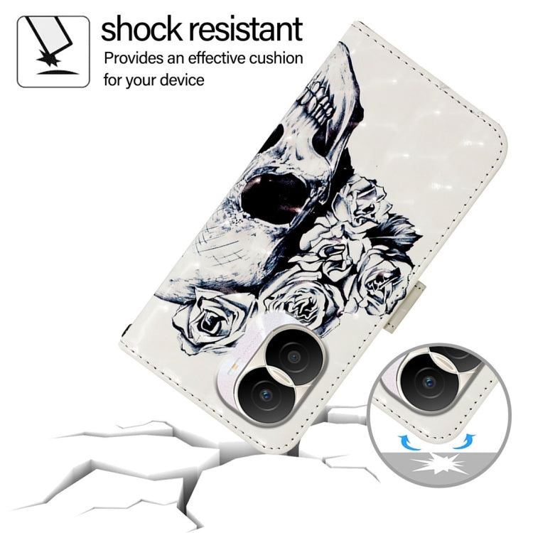 For Honor X40i 3D Painting Horizontal Flip Leather Phone Case
