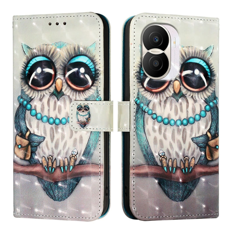 For Honor X40i 3D Painting Horizontal Flip Leather Phone Case