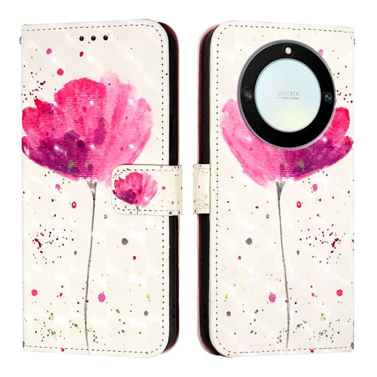 For Honor X40 / X9a / Magic5 Lite 3D Painting Horizontal Flip Leather Phone Case
