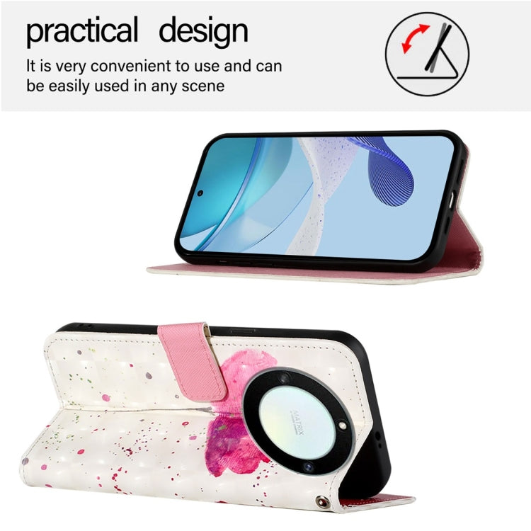 For Honor X40 / X9a / Magic5 Lite 3D Painting Horizontal Flip Leather Phone Case