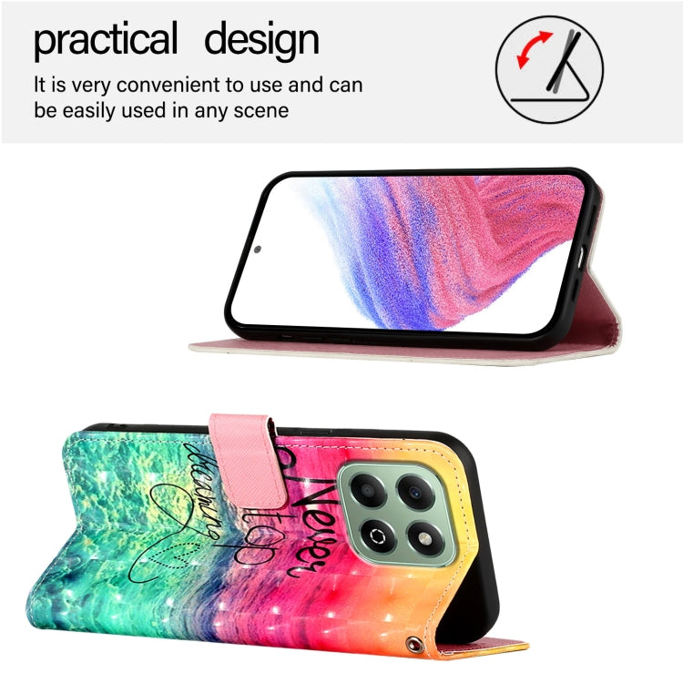 For Honor X6b 3D Painting Horizontal Flip Leather Phone Case