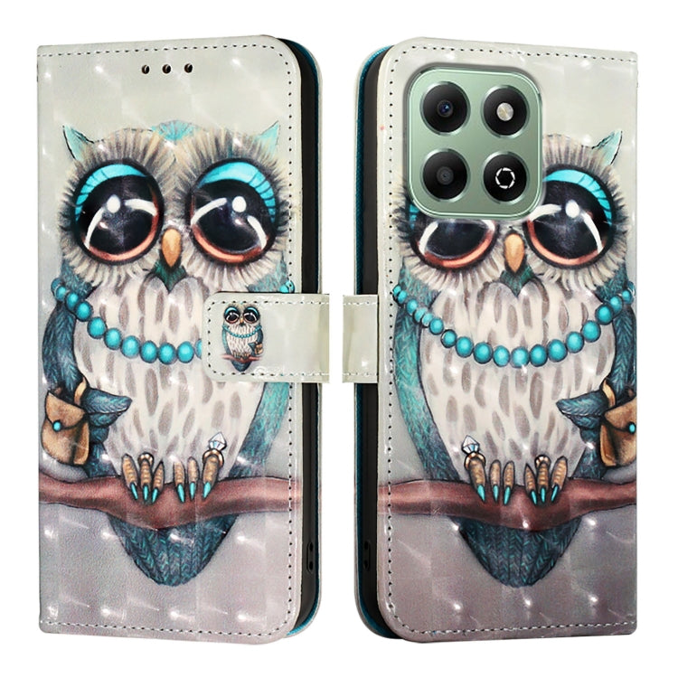 For Honor X6b 3D Painting Horizontal Flip Leather Phone Case