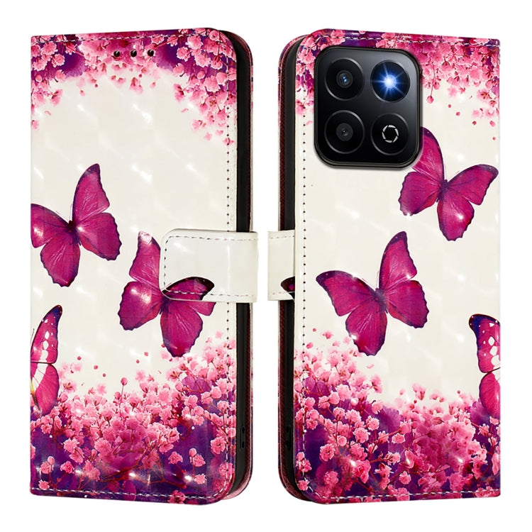For Honor 200 Smart 5G Global 3D Painting Horizontal Flip Leather Phone Case