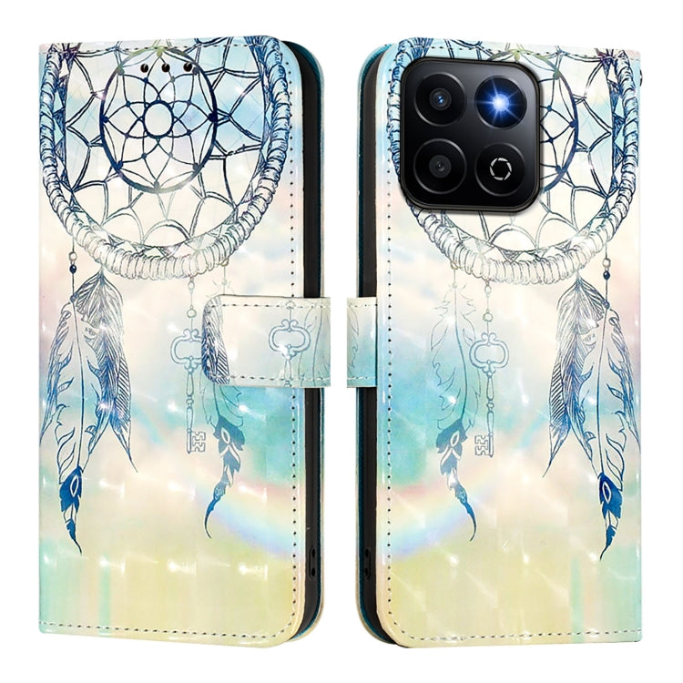 For Honor 200 Smart 5G Global 3D Painting Horizontal Flip Leather Phone Case