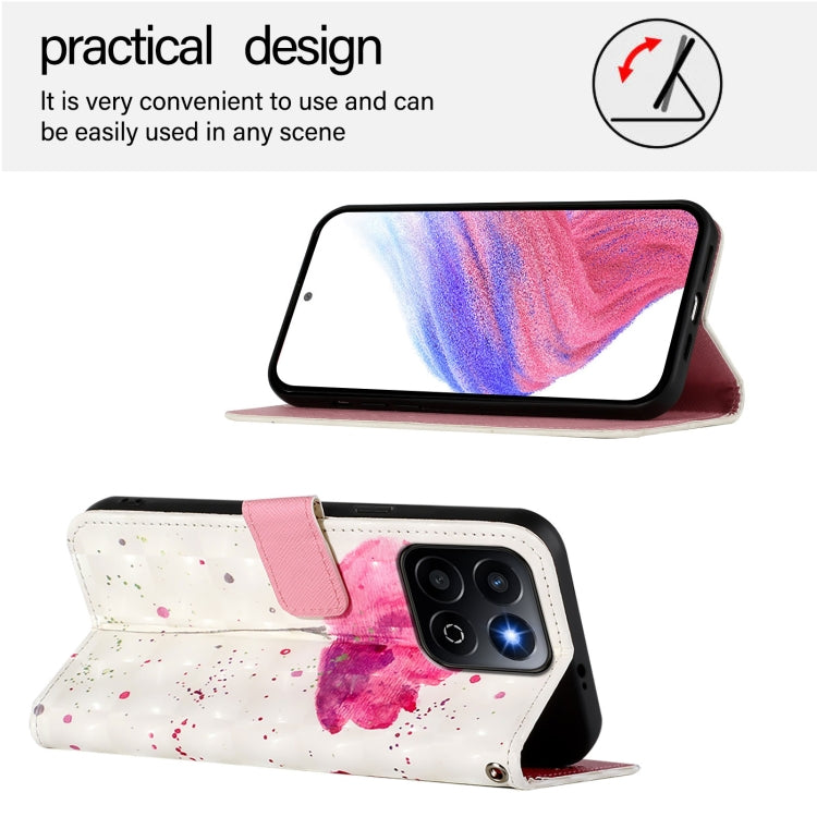 For Honor 200 Smart 5G Global 3D Painting Horizontal Flip Leather Phone Case