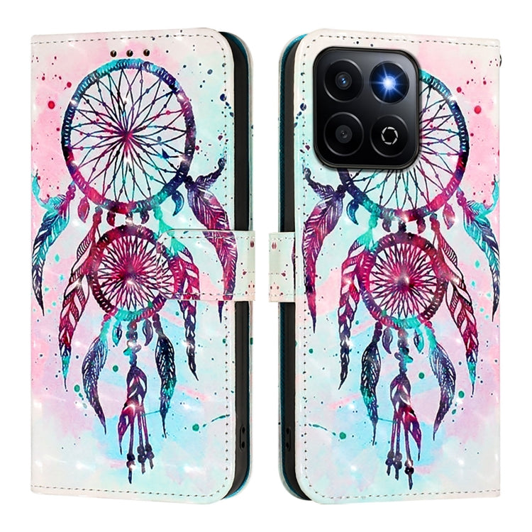 For Honor 200 Smart 5G Global 3D Painting Horizontal Flip Leather Phone Case