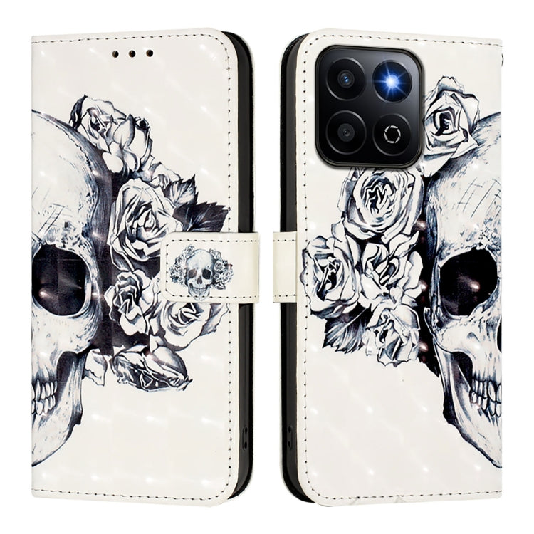 For Honor 200 Smart 5G Global 3D Painting Horizontal Flip Leather Phone Case