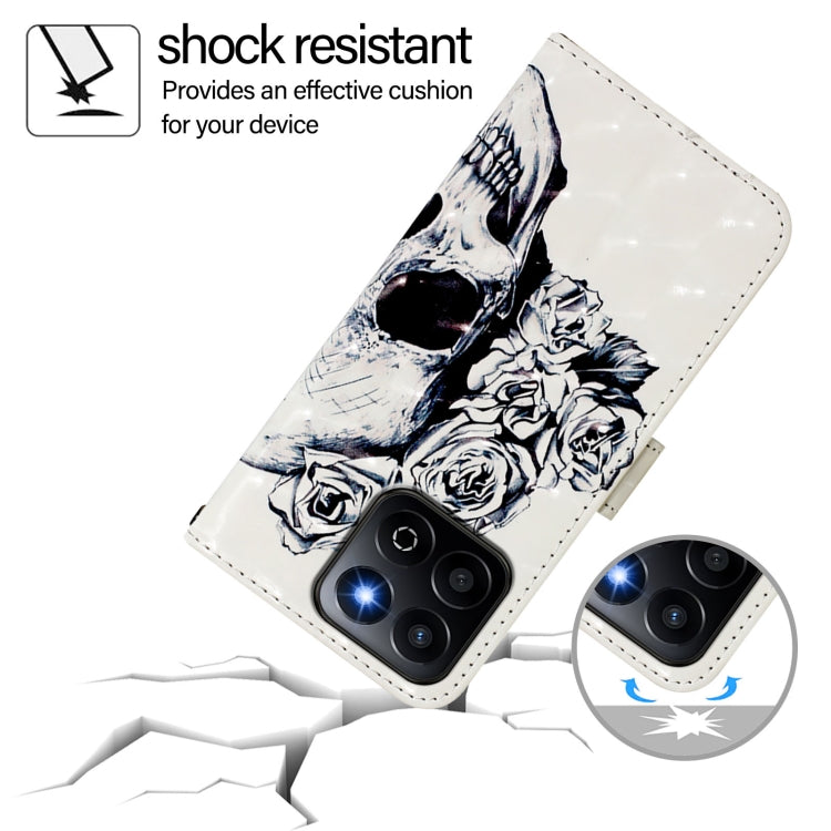 For Honor 200 Smart 5G Global 3D Painting Horizontal Flip Leather Phone Case