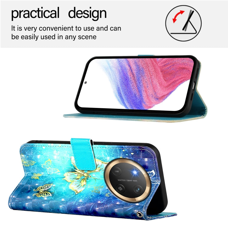 For Honor X9c 5G 3D Painting Horizontal Flip Leather Phone Case