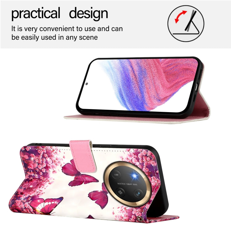 For Honor X9c 5G 3D Painting Horizontal Flip Leather Phone Case