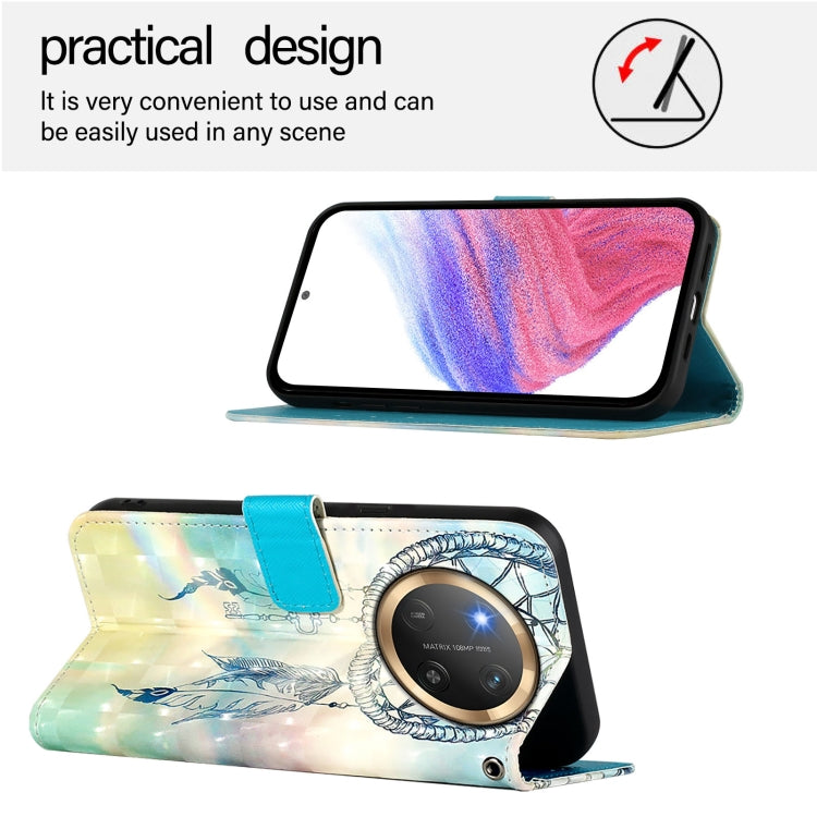 For Honor X9c 5G 3D Painting Horizontal Flip Leather Phone Case