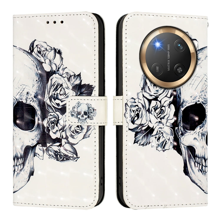 For Honor X9c 5G 3D Painting Horizontal Flip Leather Phone Case