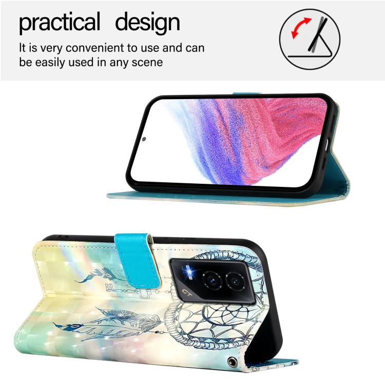 For Honor GT 3D Painting Horizontal Flip Leather Phone Case