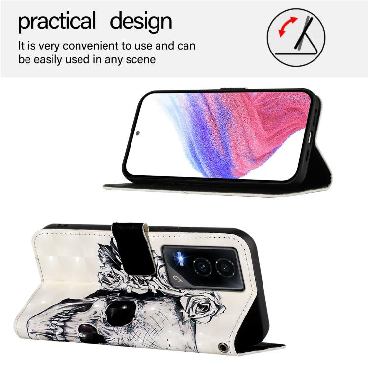 For Honor GT 3D Painting Horizontal Flip Leather Phone Case