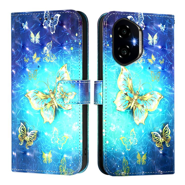 For Honor 300 3D Painting Horizontal Flip Leather Phone Case