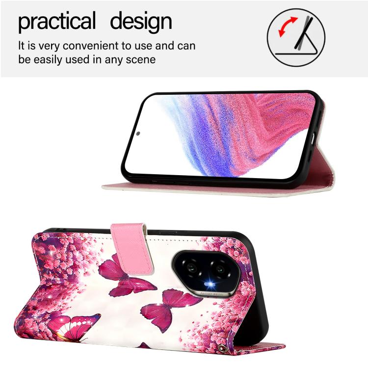 For Honor 300 3D Painting Horizontal Flip Leather Phone Case