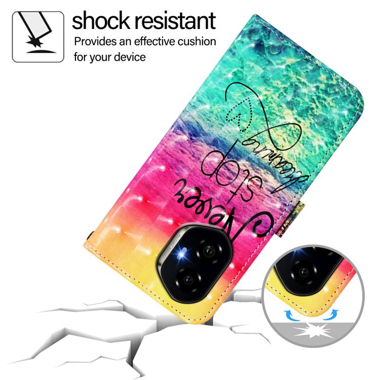 For Honor 300 3D Painting Horizontal Flip Leather Phone Case