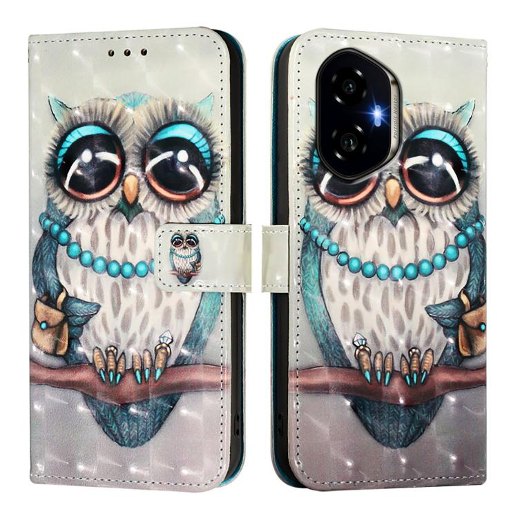 For Honor 300 3D Painting Horizontal Flip Leather Phone Case