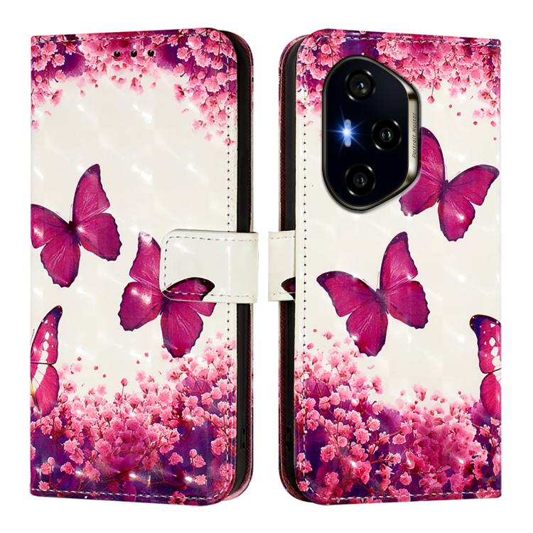 For Honor 300 Pro / 300 Ultra 3D Painting Horizontal Flip Leather Phone Case