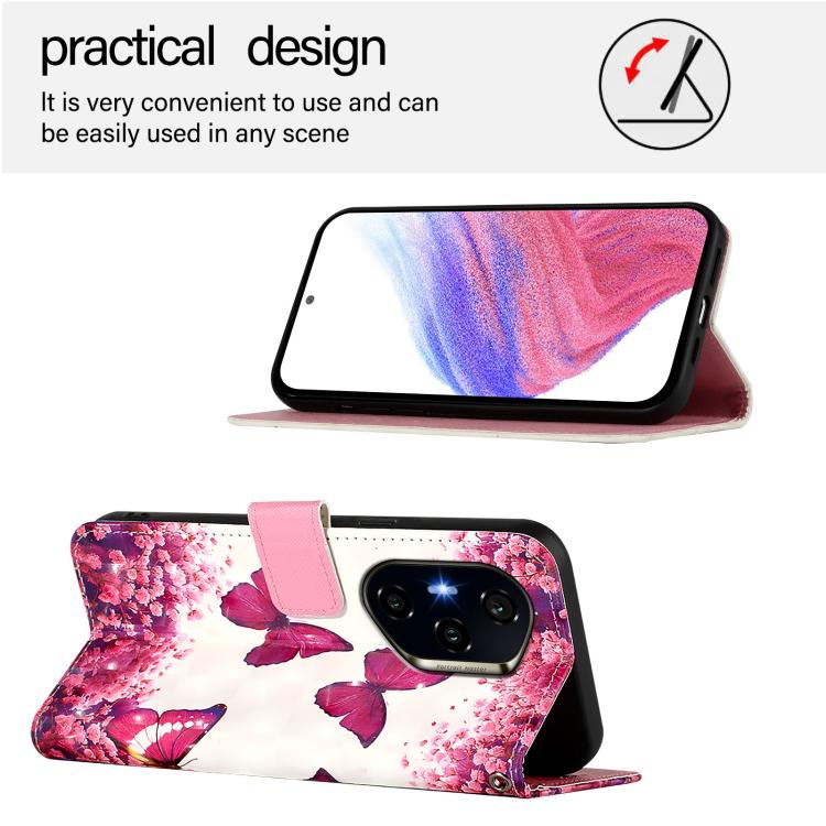 For Honor 300 Pro / 300 Ultra 3D Painting Horizontal Flip Leather Phone Case