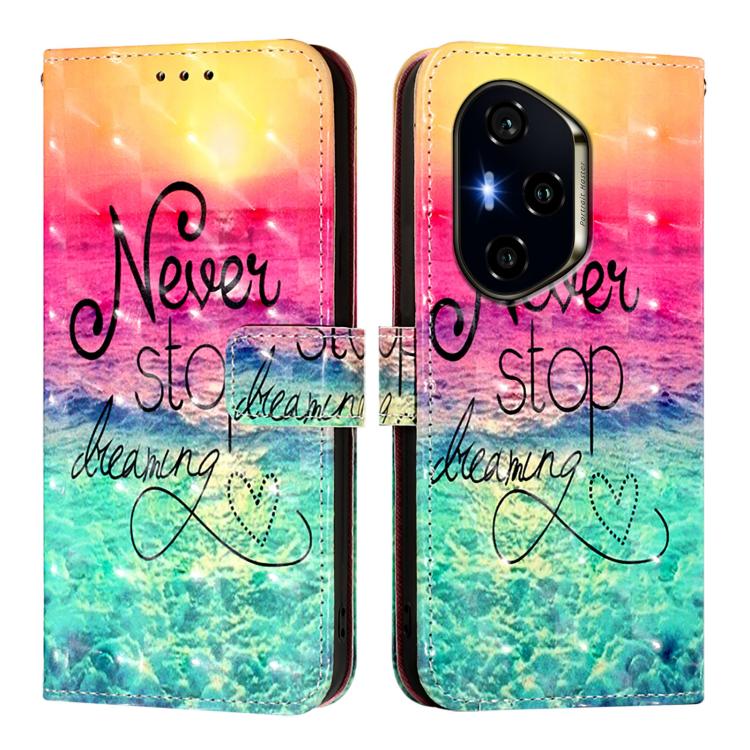 For Honor 300 Pro / 300 Ultra 3D Painting Horizontal Flip Leather Phone Case