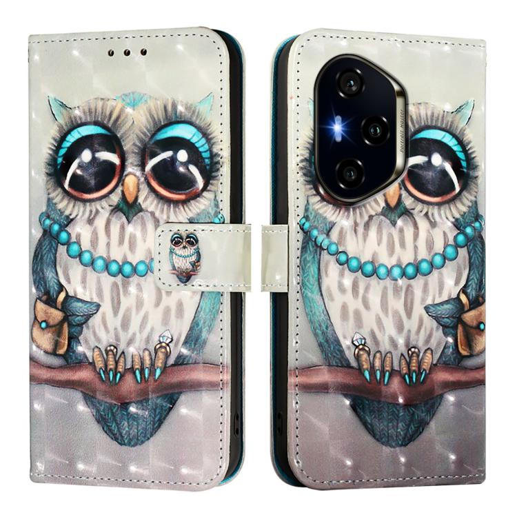 For Honor 300 Pro / 300 Ultra 3D Painting Horizontal Flip Leather Phone Case