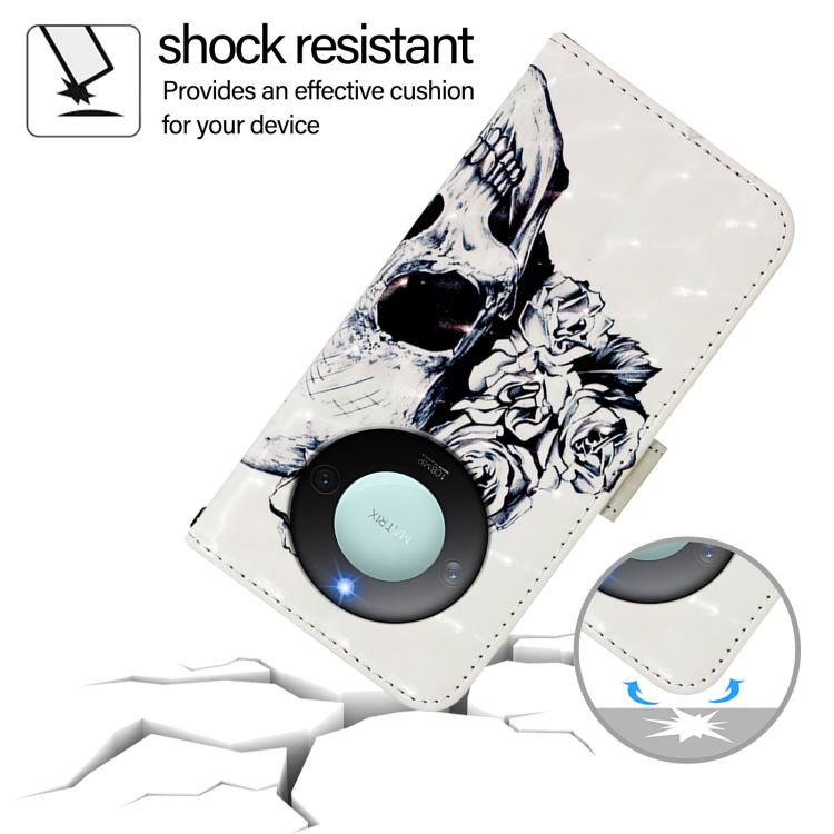 For Honor X9C Smart 5G 3D Painting Horizontal Flip Leather Phone Case