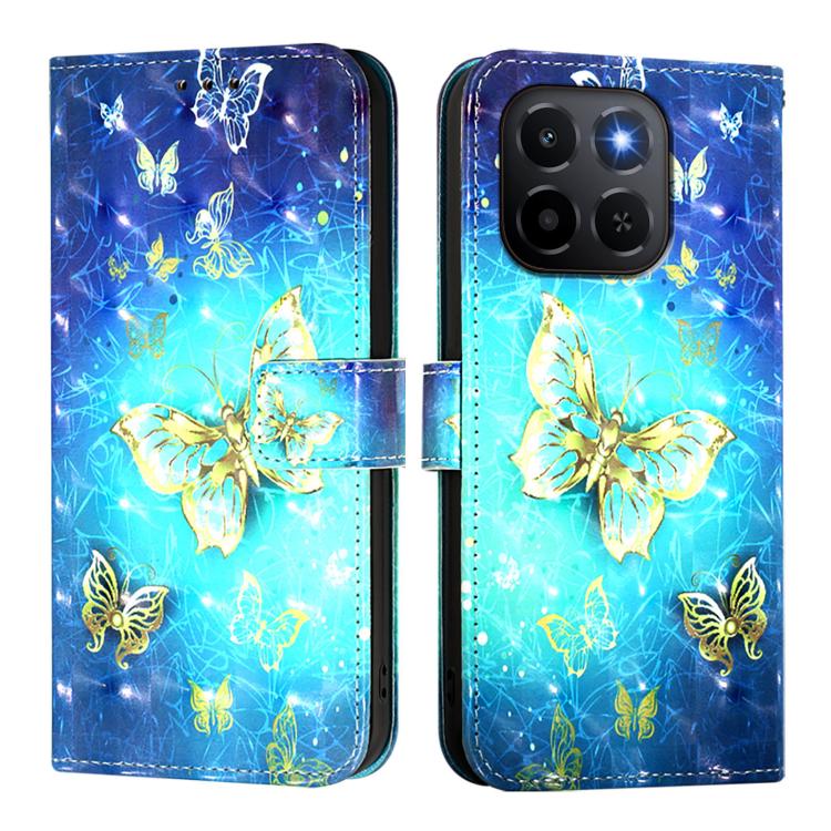 For Honor X6c 4G 3D Painting Horizontal Flip Leather Phone Case