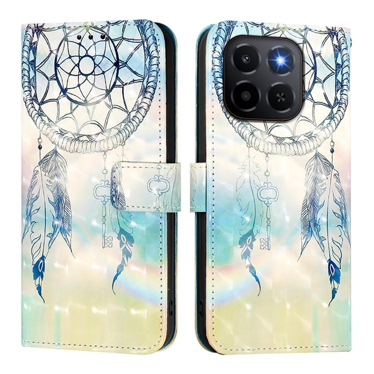 For Honor X6c 4G 3D Painting Horizontal Flip Leather Phone Case