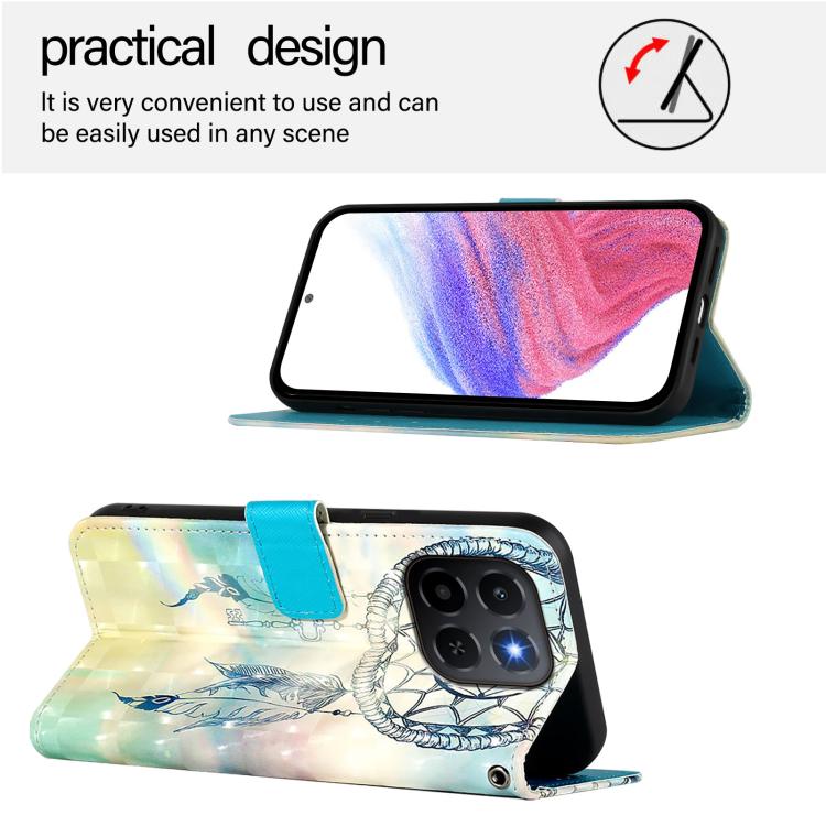 For Honor X6c 4G 3D Painting Horizontal Flip Leather Phone Case