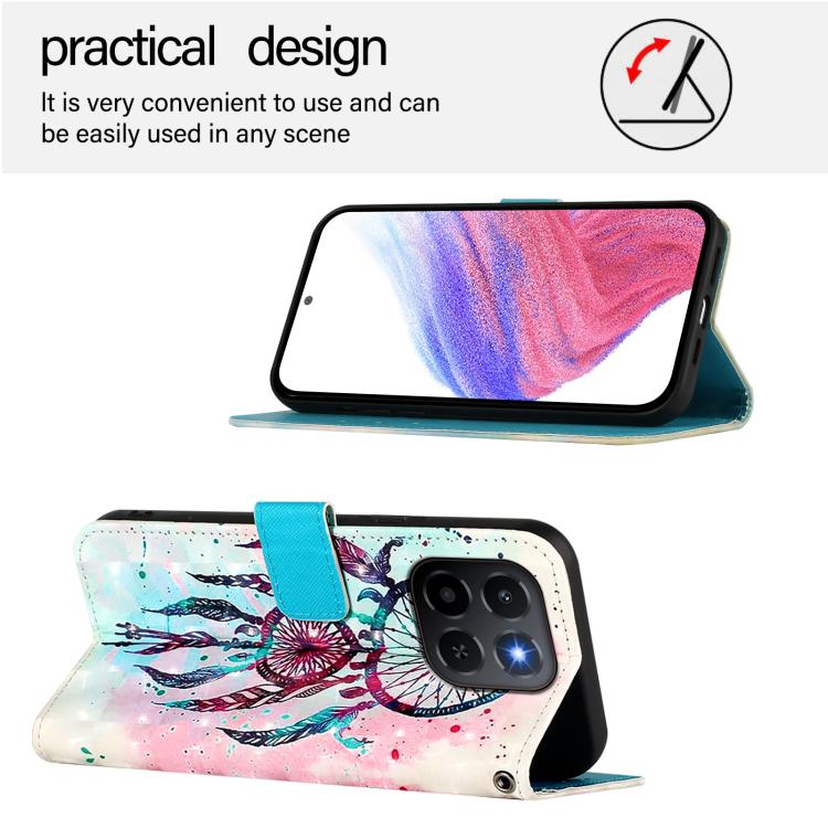 For Honor X6c 4G 3D Painting Horizontal Flip Leather Phone Case