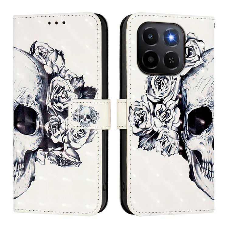 For Honor X6c 4G 3D Painting Horizontal Flip Leather Phone Case