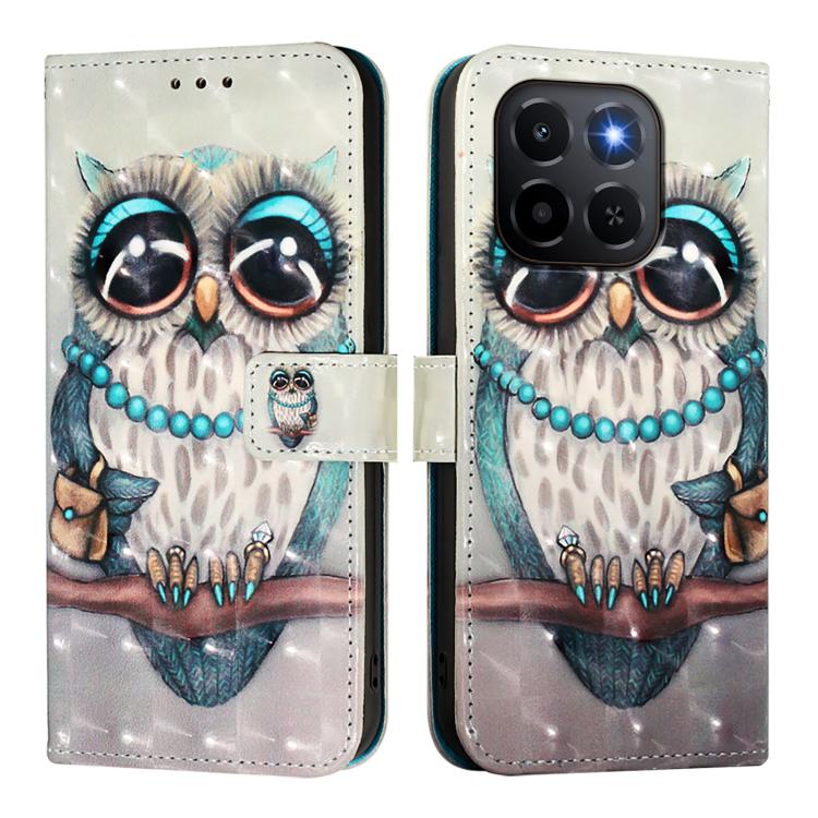 For Honor X6c 4G 3D Painting Horizontal Flip Leather Phone Case