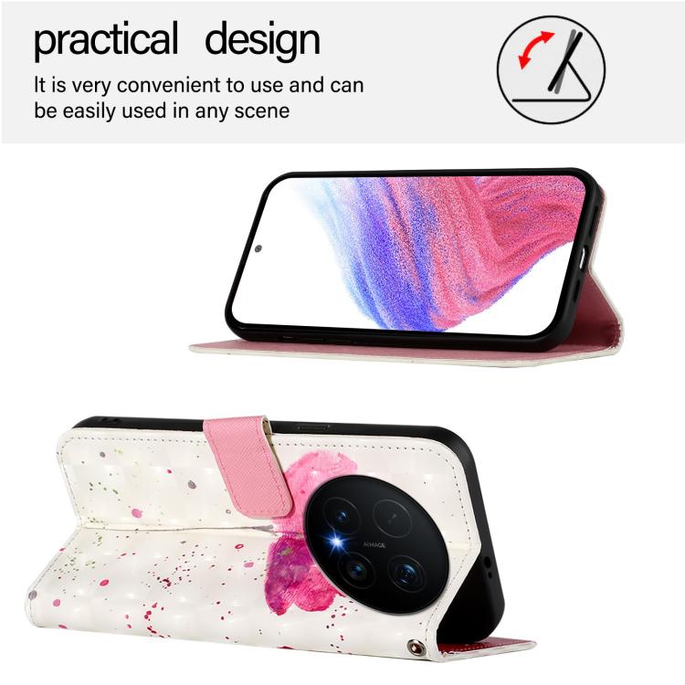 For Honor Magic8 Pro 3D Painting Horizontal Flip Leather Phone Case