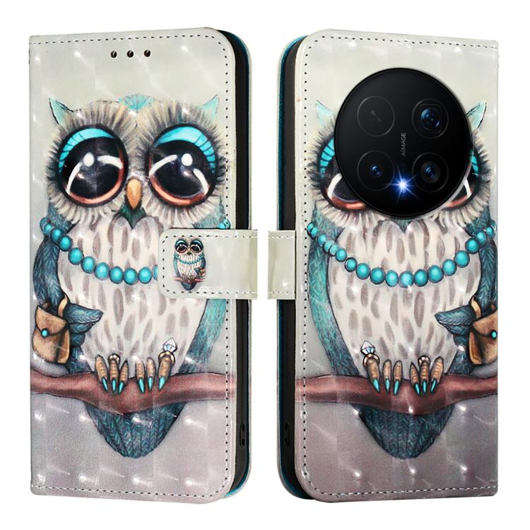 For Honor Magic8 Pro 3D Painting Horizontal Flip Leather Phone Case