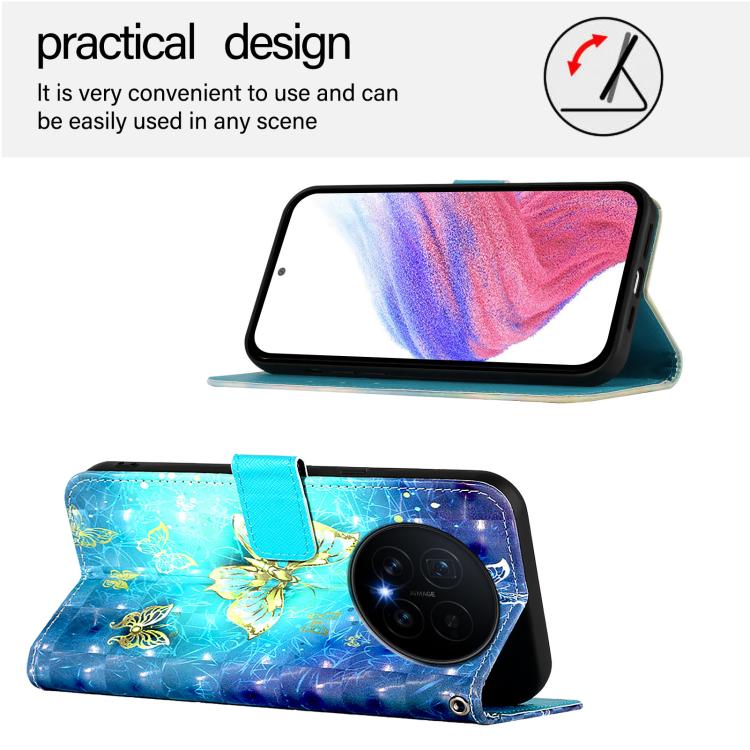 For Honor Magic8 3D Painting Horizontal Flip Leather Phone Case