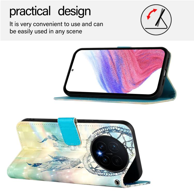 For Honor Magic8 3D Painting Horizontal Flip Leather Phone Case