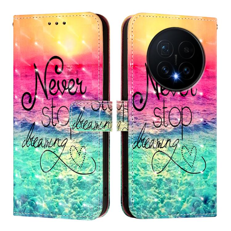 For Honor Magic8 3D Painting Horizontal Flip Leather Phone Case