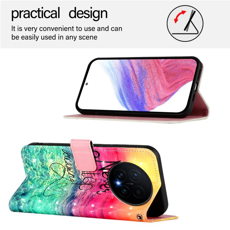 For Honor Magic8 3D Painting Horizontal Flip Leather Phone Case